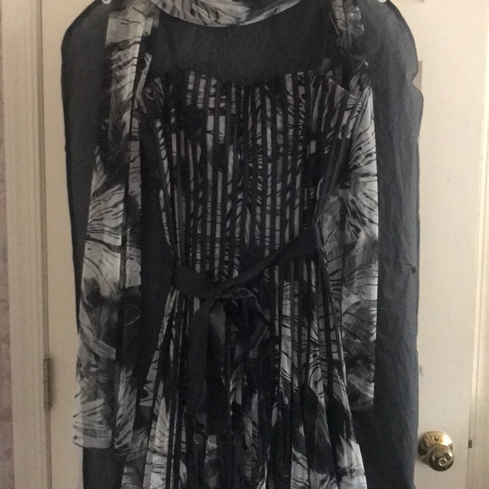 Black and white dress